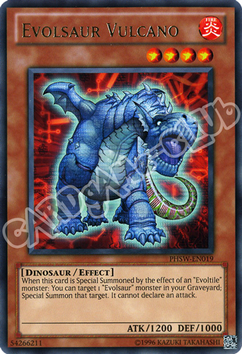 PHSW-EN019 Evolsaur Vulcano rara unlimited (EN) -NEAR MINT-