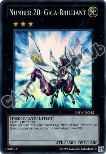 PHSW-EN042 Number 20: Giga-Brilliant super rara unlimited (EN) -NEAR MINT-