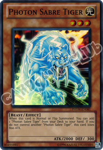 PHSW-EN081 Photon Sabre Tiger super rara unlimited (EN) -NEAR MINT-