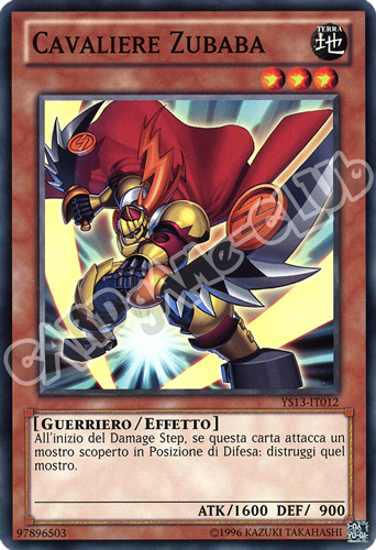 YS13-IT012 Cavaliere Zubaba comune unlimited (IT) -NEAR MINT-