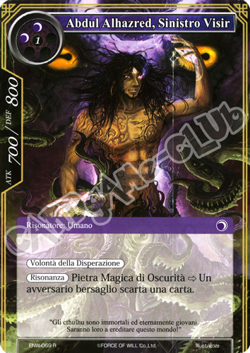 ENW1-IT069 Abdul Alhazred, Sinistro Visir rara normale (IT) -NEAR MINT-