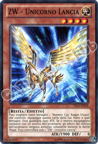 YS13-IT018 ZW - Unicorno Lancia comune unlimited (IT) -NEAR MINT-