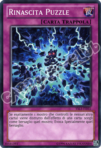 YS13-IT031 Rinascita Puzzle comune unlimited (IT) -NEAR MINT-
