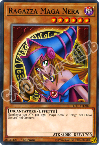 LEDD-ITA02 Ragazza Maga Nera comune 1a Edizione (IT) -NEAR MINT-