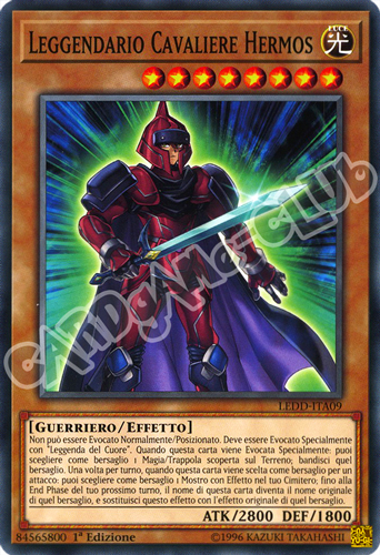 LEDD-ITA09 Leggendario Cavaliere Hermos comune 1a Edizione (IT) -NEAR MINT-