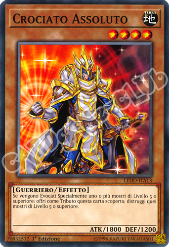 LEDD-ITA13 Crociato Assoluto comune 1a Edizione (IT) -NEAR MINT-