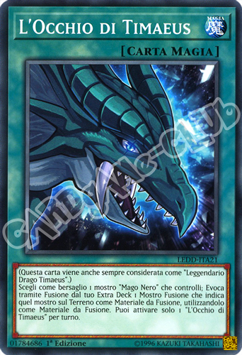 LEDD-ITA21 L'Occhio di Timaeus comune 1a Edizione (IT) -NEAR MINT-