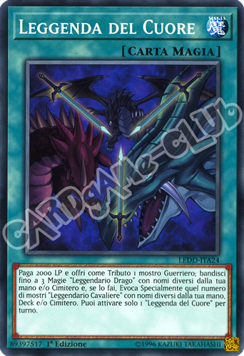 LEDD-ITA24 Leggenda del Cuore comune 1a Edizione (IT) -NEAR MINT-