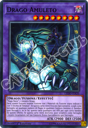 LEDD-ITA35 Drago Amuleto comune 1a Edizione (IT) -NEAR MINT-