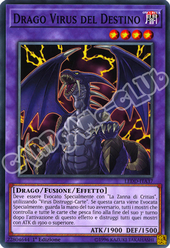 LEDD-ITA37 Drago Virus del Destino comune 1a Edizione (IT) -NEAR MINT-