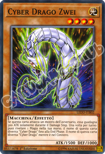LEDD-ITB02 Cyber Drago Zwei comune 1a Edizione (IT) -NEAR MINT-