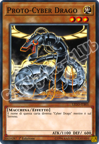 LEDD-ITB05 Proto-Cyber Drago comune 1a Edizione (IT) -NEAR MINT-