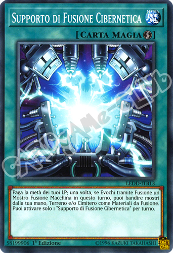 LEDD-ITB13 Supporto di Fusione Cibernetica comune 1a Edizione (IT) -NEAR MINT-