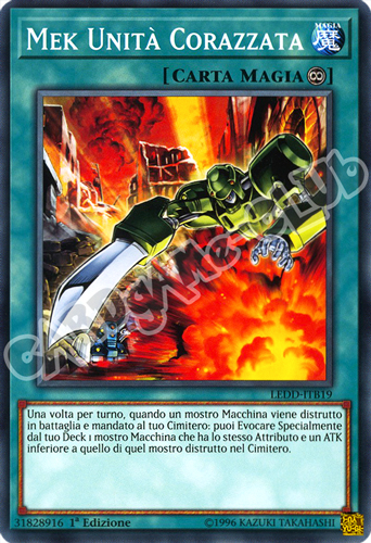 LEDD-ITB19 Mek Unita' Corazzata comune 1a Edizione (IT) -NEAR MINT-