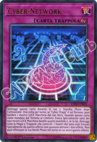 LEDD-ITB20 Cyber Network ultra rara 1a Edizione (IT) -NEAR MINT-