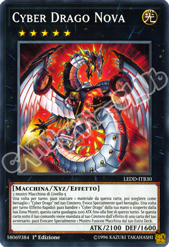 LEDD-ITB30 Cyber Drago Nova comune 1a Edizione (IT) -NEAR MINT-