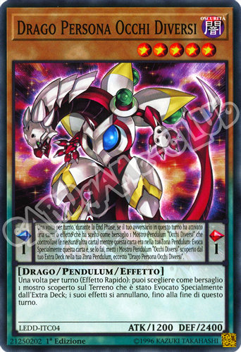 LEDD-ITC04 Drago Persona Occhi Diversi comune 1a Edizione (IT) -NEAR MINT-