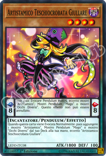 LEDD-ITC08 Artistamico Teschiobrata Giullare comune 1a Edizione (IT) -NEAR MINT-