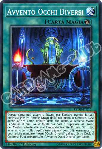 LEDD-ITC15 Avvento Occhi Diversi comune 1a Edizione (IT) -NEAR MINT-