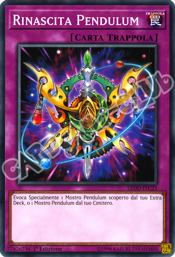LEDD-ITC23 Rinascita Pendulum comune 1a Edizione (IT) -NEAR MINT-