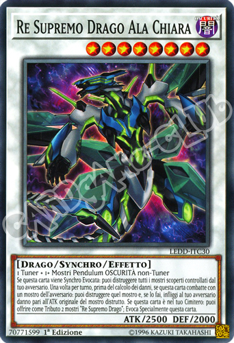 LEDD-ITC30 Re Supremo Drago Ala Chiara comune 1a Edizione (IT) -NEAR MINT-