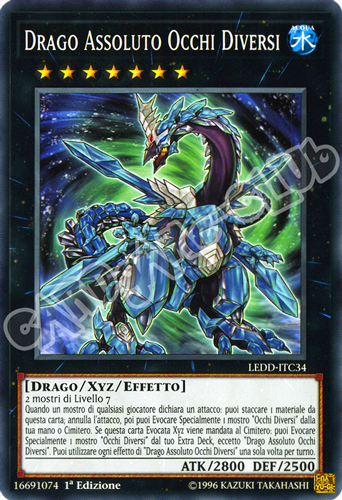 LEDD-ITC34 Drago Assoluto Occhi Diversi comune 1a Edizione (IT) -NEAR MINT-