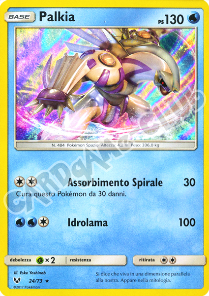 24 / 73 Palkia rara foil (IT) -NEAR MINT-