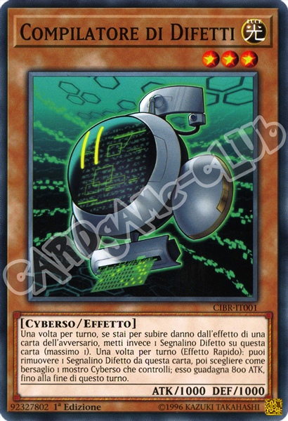 CIBR-IT001 Compilatore di Difetti comune 1a Edizione (IT) -NEAR MINT-