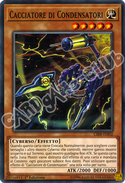 CIBR-IT002 Cacciatore di Condensatori comune 1a Edizione (IT) -NEAR MINT-