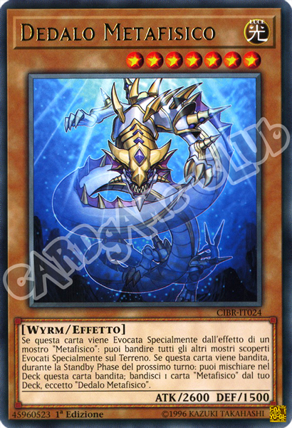 CIBR-IT024 Dedalo Metafisico rara 1a Edizione (IT) -NEAR MINT-