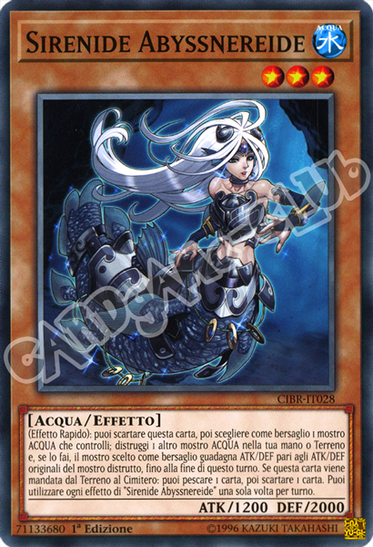 CIBR-IT028 Sirenide Abyssnereide comune 1a Edizione (IT) -NEAR MINT-