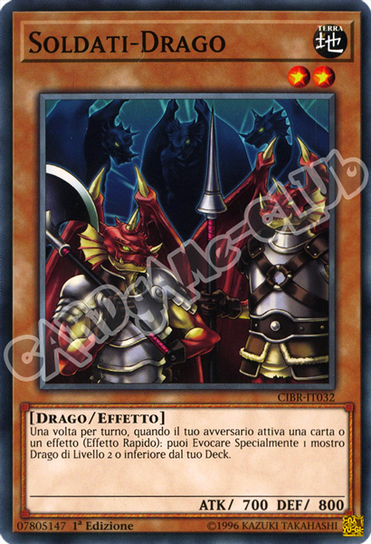 CIBR-IT032 Soldati-Drago comune 1a Edizione (IT) -NEAR MINT-