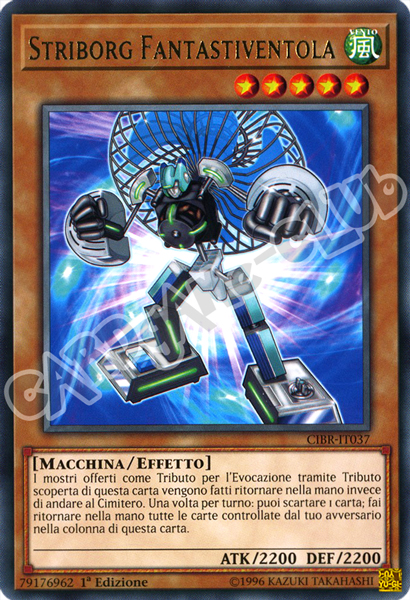 CIBR-IT037 Striborg Fantastiventola rara 1a Edizione (IT) -NEAR MINT-