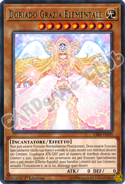 CIBR-IT039 Doriado Grazia Elementale rara 1a Edizione (IT) -NEAR MINT-