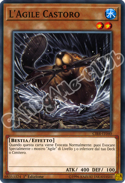 CIBR-IT040 L'Agile Castoro comune 1a Edizione (IT) -NEAR MINT-