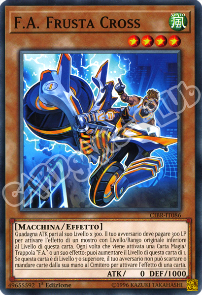CIBR-IT086 F.A. Frusta Cross comune 1a Edizione (IT) -NEAR MINT-