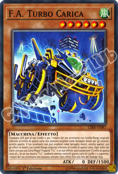 CIBR-IT087 F.A. Turbo Carica comune 1a Edizione (IT) -NEAR MINT-
