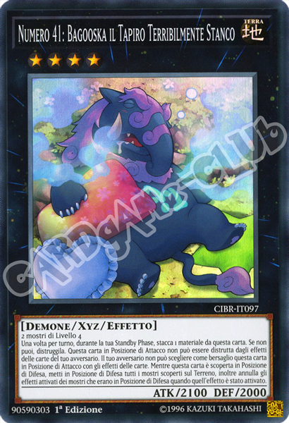CIBR-IT097 Numero 41: Bagooska il Tapiro Terribilmente Stanco super rara 1a Edizione (IT) -NEAR MINT-