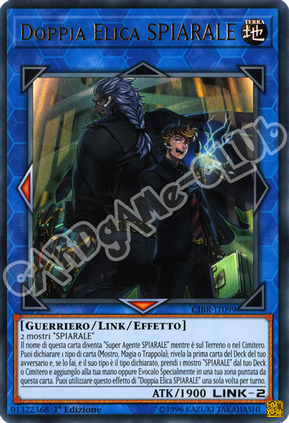 CIBR-IT099 Doppia Elica SPIARALE ultra rara 1a Edizione (IT) -NEAR MINT-