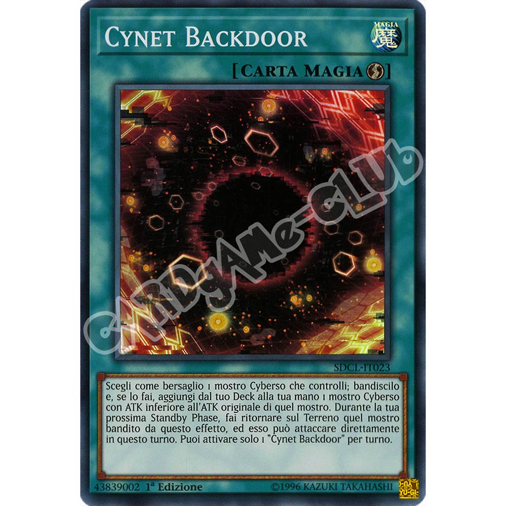SDCL-IT023 Cynet Backdoor super rara 1a edizione (IT) -NEAR MINT-