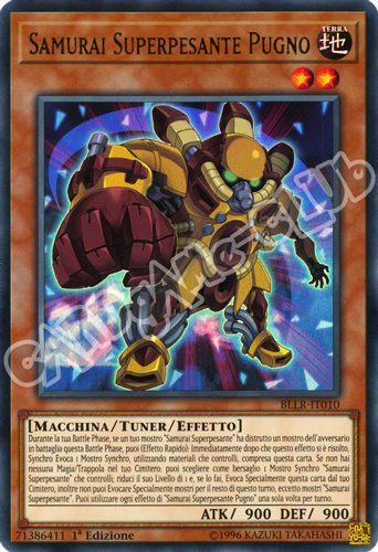 BLLR-IT010 Samurai Superpesante Pugno ultra rara 1a Edizione (IT) -NEAR MINT-