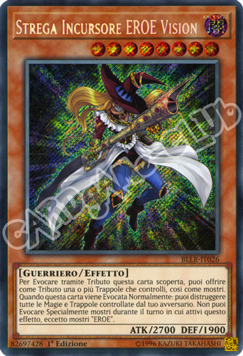 BLLR-IT026 Strega Incursore EROE Vision rara segreta 1a Edizione (IT)  -GOOD-