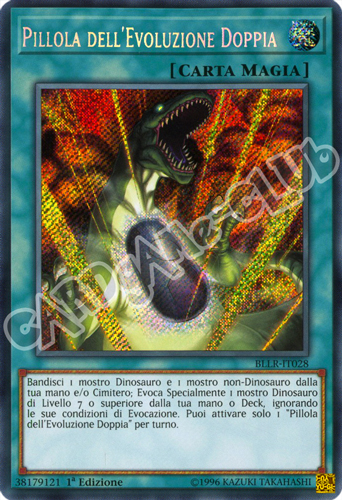 BLLR-IT028 Pillola dell'Evoluzione Doppia rara segreta 1a Edizione (IT) -NEAR MINT-
