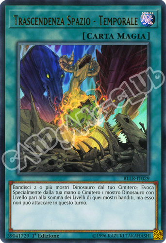 BLLR-IT029 Trascendenza Spazio - Temporale ultra rara 1a Edizione (IT) -NEAR MINT-