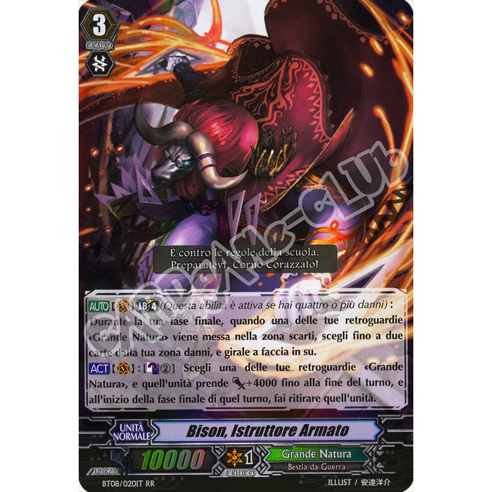 BT08-IT020 Bison, Istruttore Armato doppia rara foil (IT) -NEAR MINT-