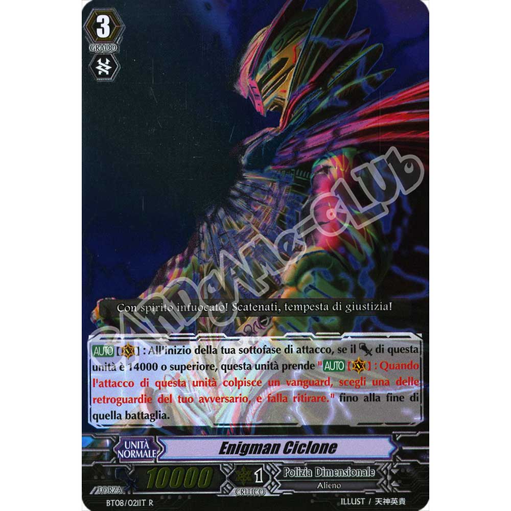 BT08-IT021 Enigman Ciclone rara foil (IT) -NEAR MINT-