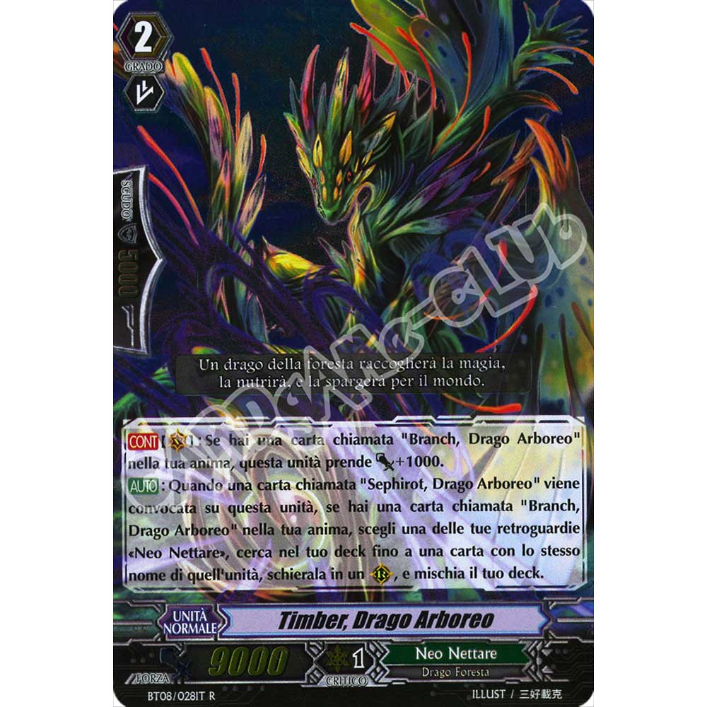 BT08-IT028 Timber, Drago Arboreo rara foil (IT) -NEAR MINT-