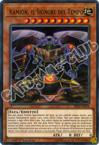 BLLR-IT034 Kamion, il Signore del Tempo ultra rara 1a Edizione (IT) -NEAR MINT-