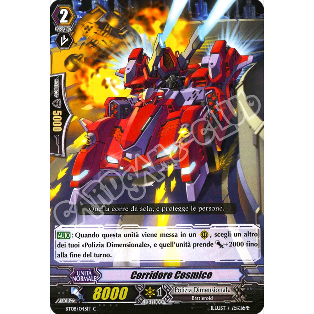BT08-IT045 Corridore Cosmico comune normale (IT) -NEAR MINT-
