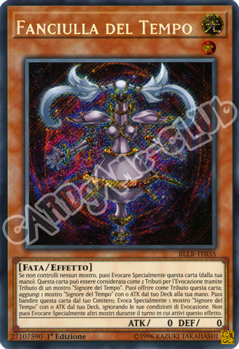BLLR-IT035 Fanciulla del Tempo rara segreta 1a Edizione (IT) -NEAR MINT-